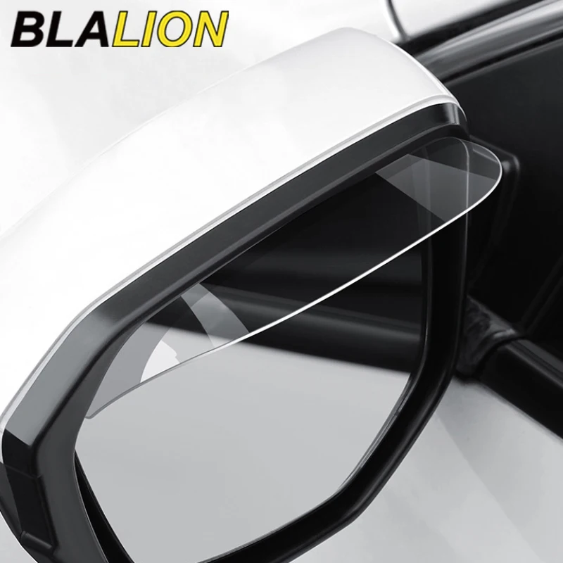 BLALION 2PCS Auto Rückspiegel Regen Augenbraue Regen Schild Universal Rückspiegel Schnee Sonnenblende Regen
