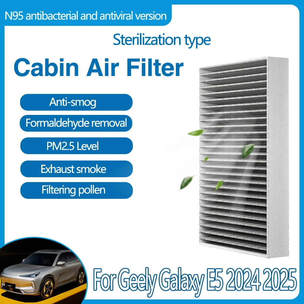 Geely Galaxy E5 Proton eMas 7 2024 2025 Auto Pollen Kabine Luftfilter Externe Kabine Filter Auto Klimaanlage