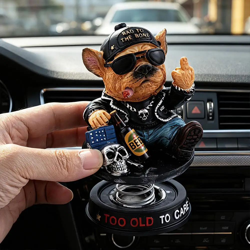 Auto-Innendekoration mit schwenkbarem Kopf, kreatives, schüttelndes – Bild 2