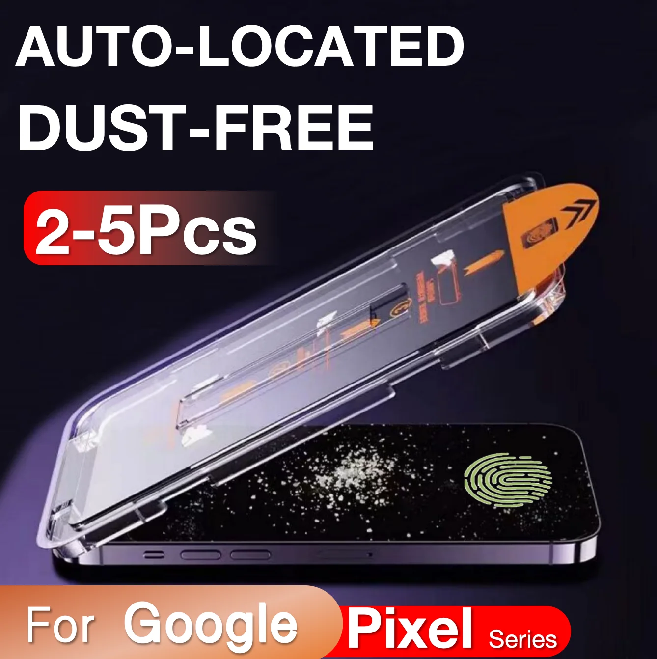 Google Pixel 11 10A 10 9 Pro XL 8A 8 7 7a 6a 4G 5G Displayschutzfolie aus gehärtetem Glas, Zubehör, staubfrei