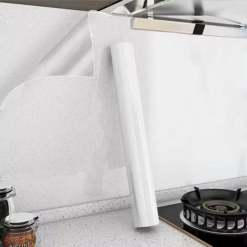 45cm Transparente Wasserfeste und Ölabweisende Statische Tapete Küchenherd-Antifouling-Aufkleber