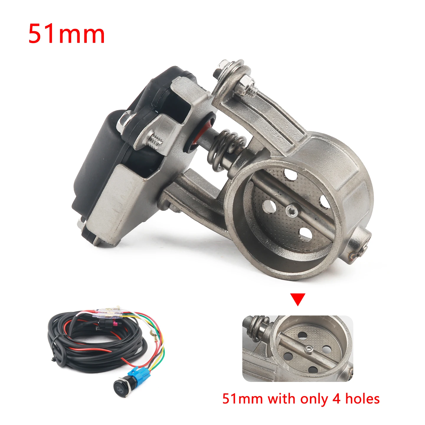Auto-/Motorrad-Auspuffrohrsystem, Lokomotive, schalldichtes Edelstahlventil, elektronischer Schalter