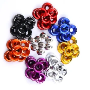 Universal 10PCS M6 Auto Styling Änderung JDM Aufkleber Passwort Kotflügel Waschmaschine Kennzeichen Schrauben