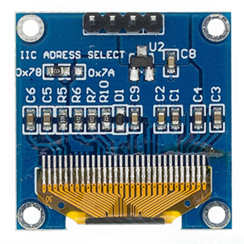 0,96 Zoll IIC Serielles 4-poliges weißes/blaues/gelbes blaues/gelbes – Bild 4