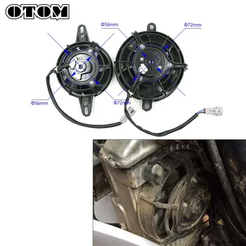 OTOM Motorrad Kühler Fan Wasser Tank Luft Fan Öl Kühler Motor Kühlung Für HONDA KTM KAWASAKI SUZUKI YAMAHA