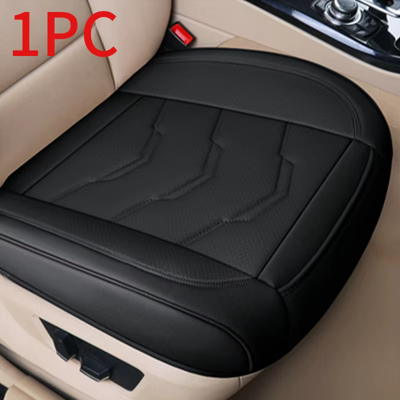 SEAMETAL Luxus Auto Sitzbezug PU Leder Sitzkissenbezüge Universal Auto Innensitze Schutz Pad Matte Vier