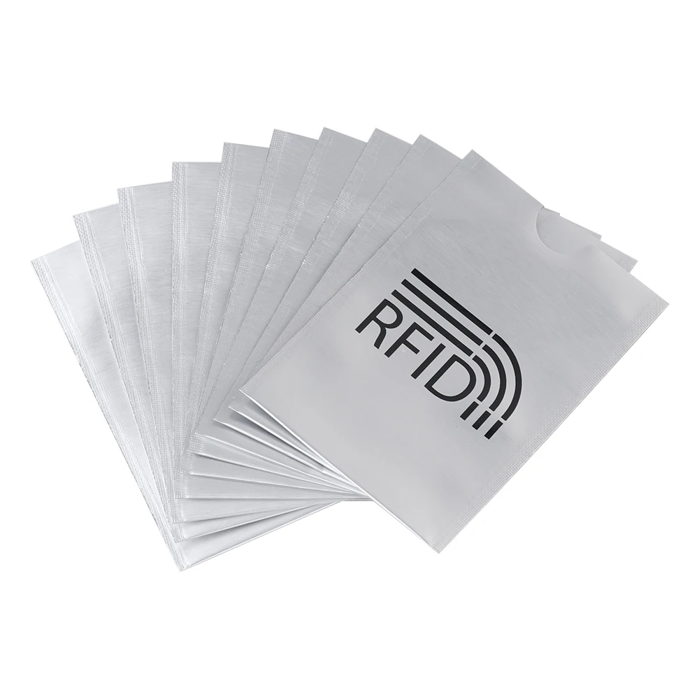 Anti Diebstahl für RFID Kreditkarte Schutz Blockieren (10 Stück) – Bild 3