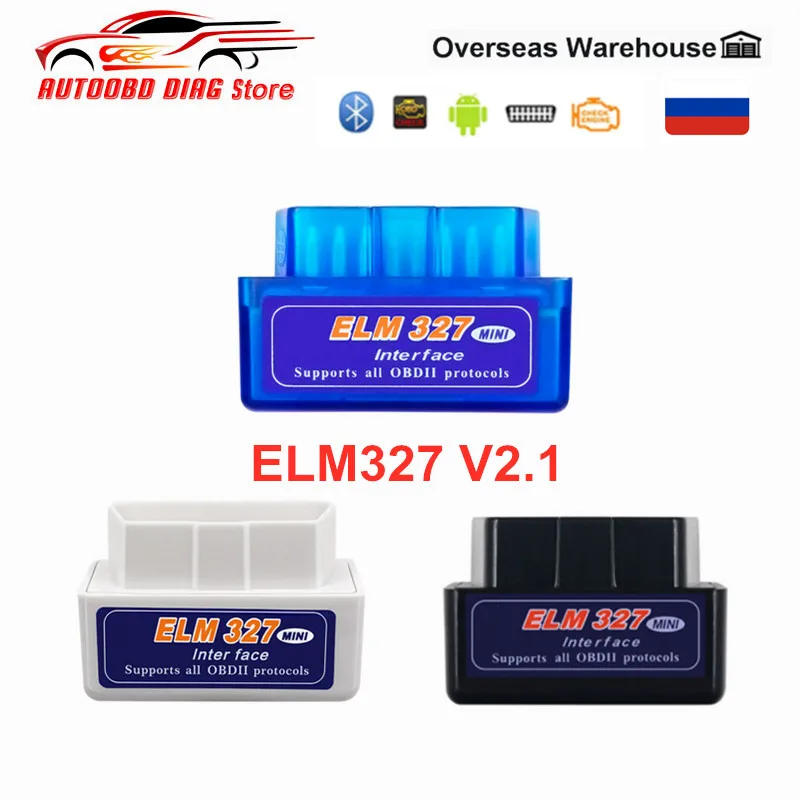 Super ELM327 V 2,1 Obd2 Scanner Bluetooth-kompatibel ULME 327 2,1 Obd2 Code Reader Für Android Windows ELM327