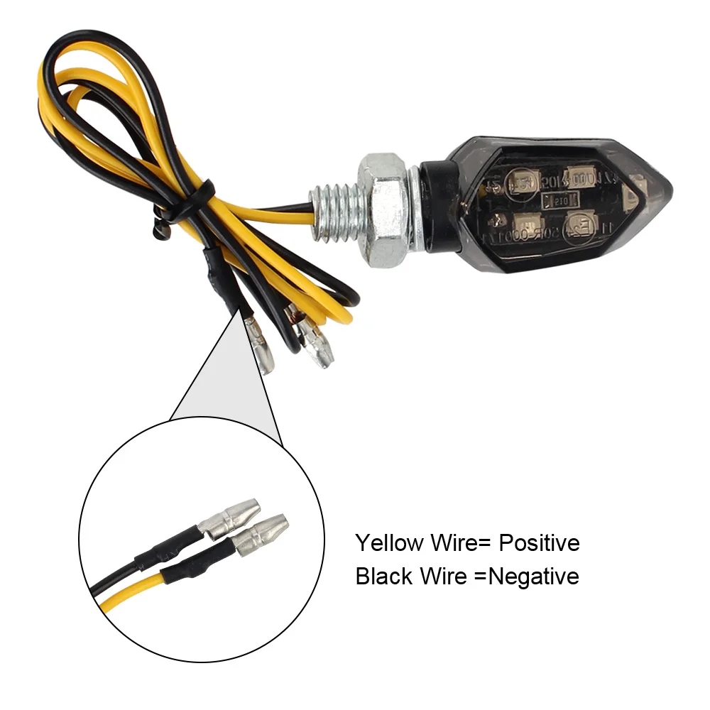 LED Blinker Licht super hell 2 stücke Motorrad Mini Universal LED – Bild 4