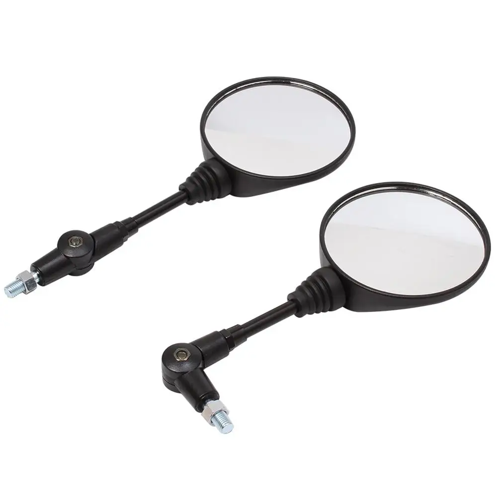 Motorrad Schwarz Universal 10mm Seitenspiegel Rückspiegel Anti-Fall – Bild 3