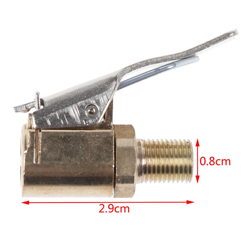8mm Auto Luftpumpe Reifen Inflator Ventil Stecker Futter Clip Auto – Bild 6
