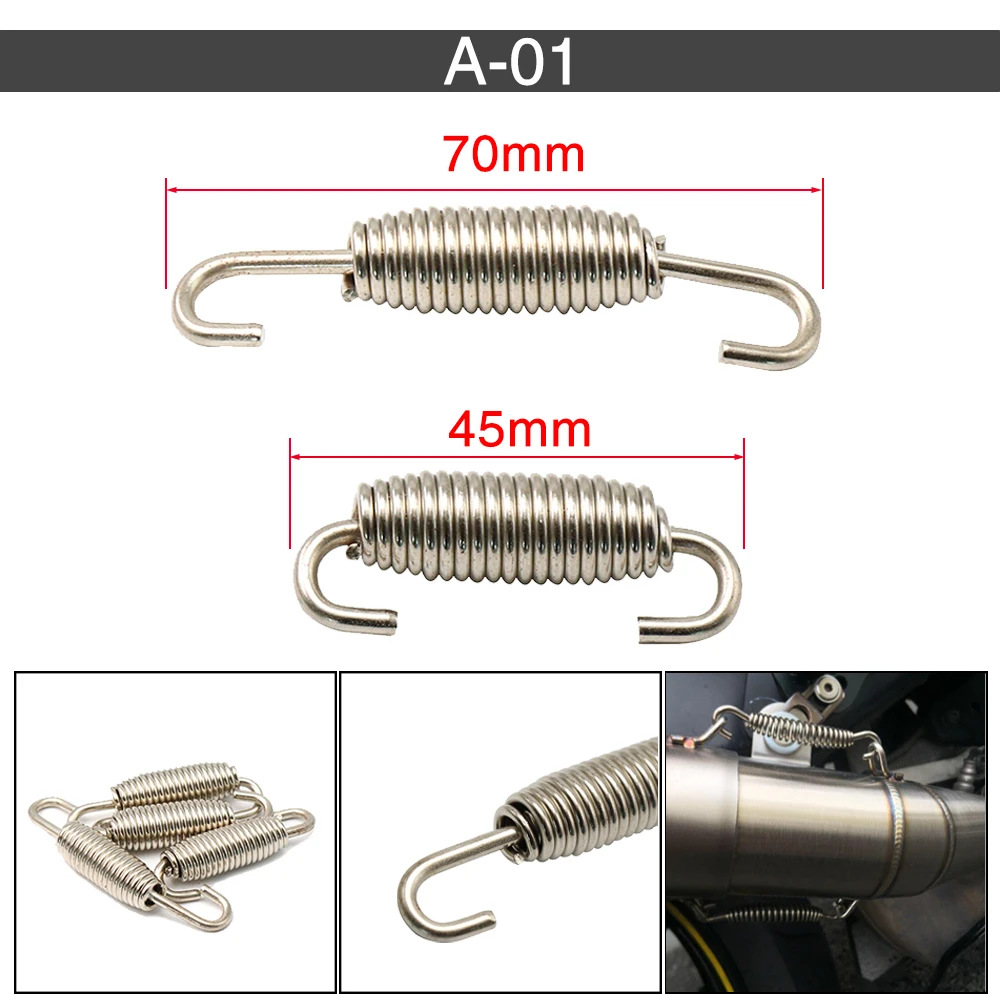 Alconstar 60 mm/70 mm/75 mm Motorrad-Auspuffrohr-Schalldämpfer – Bild 2