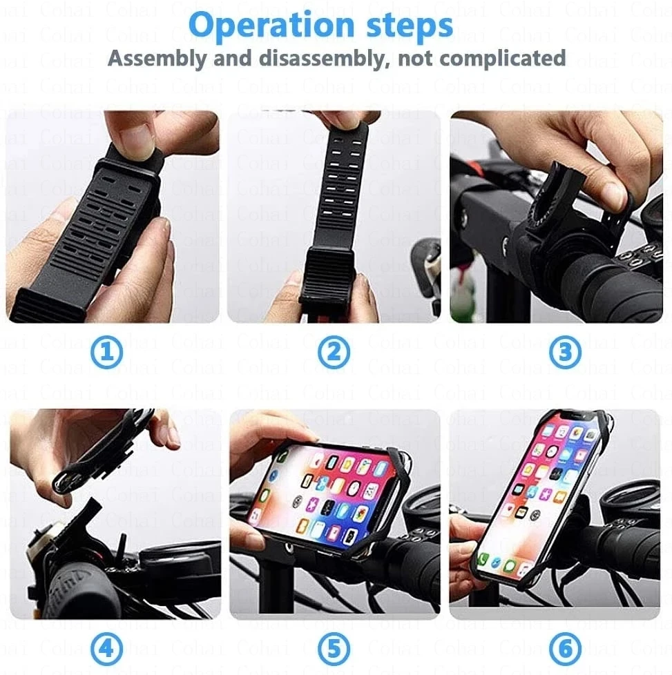 Fahrrad Telefon Halter Fahrrad Mobile Handy Halter Motorrad Suporte – Bild 6