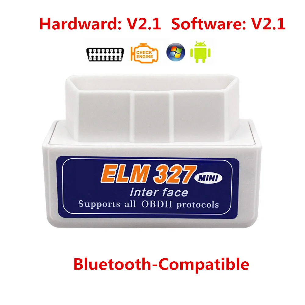OBD2 ELM327 Bluetooth V 2,1 V 1,5 Auto Diagnose Werkzeug OBDII ULME 327 ELM327 Bluetooth V2.1/V 1,5 OBD II