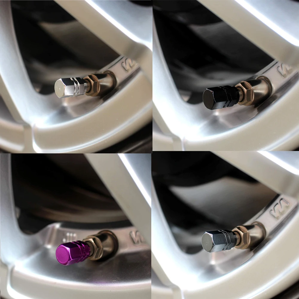 AUTCOAT Aluminiumlegierung Auto Rad Reifen Ventilkappen Reifen Felge – Bild 6