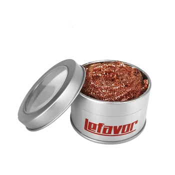 Reinigung Ball Entlöten Lötkolben Mesh Filter Reinigung Düse Spitze Kupfer Draht Reiniger Ball Metall Dross