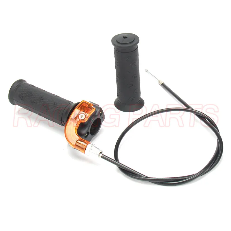 Gasvergaser Gaszug Twist Griffgriffe für 2-Takt 47cc 49cc Mini Moto Dirt ATV Quad Super Pocket Bike