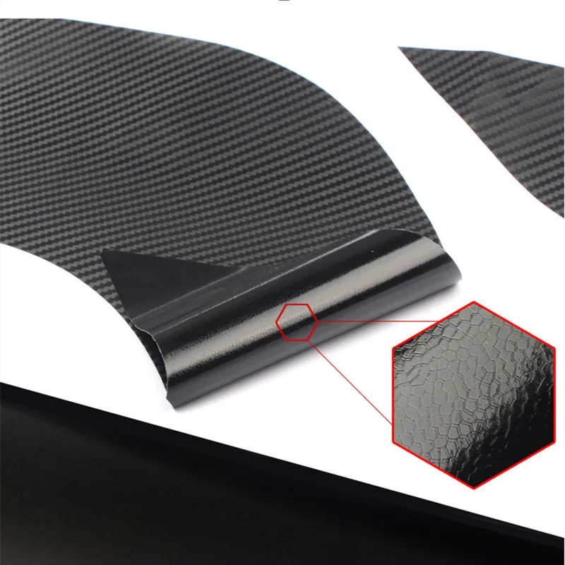 Auto Tür Aufkleber Carbon Faser Kratzer Beständig Abdeckung (4 Stück) – Bild 5