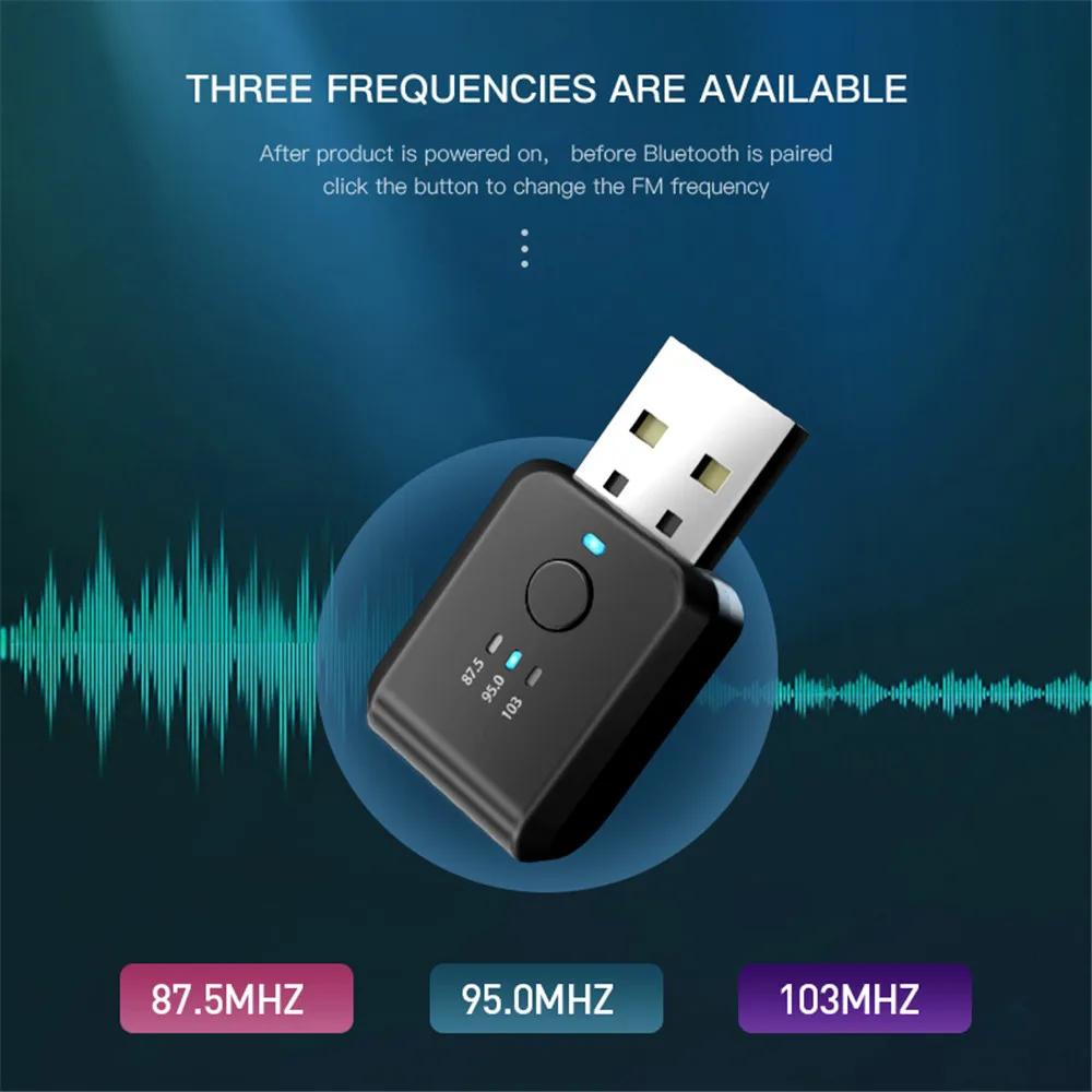 Auto Bluetooth 5,1 FM01 Sender Empfänger Freisprechen Anruf Mini USB Power Car Kit Auto Wireless Audio