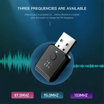 Auto Bluetooth 5,1 FM01 Sender Empfänger Freisprechen Anruf Mini USB Power Car Kit Auto Wireless Audio