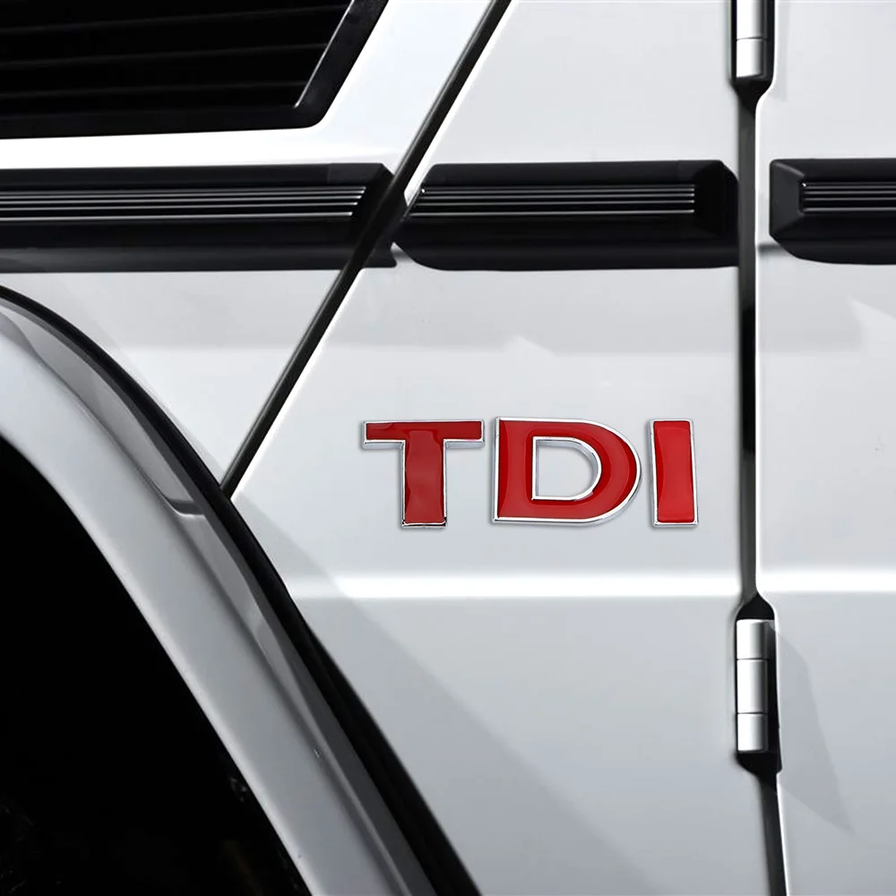 TDI Turbo Logo Aufkleber Auto Aufkleber Reflektierende 3D Metall – Bild 5