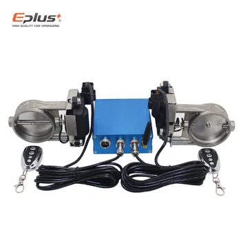 EPLUS Auto-Auspuffrohr-Ventil, elektrischer Kit, universeller Multi-Winkel-Modus, 51 63 76 mm