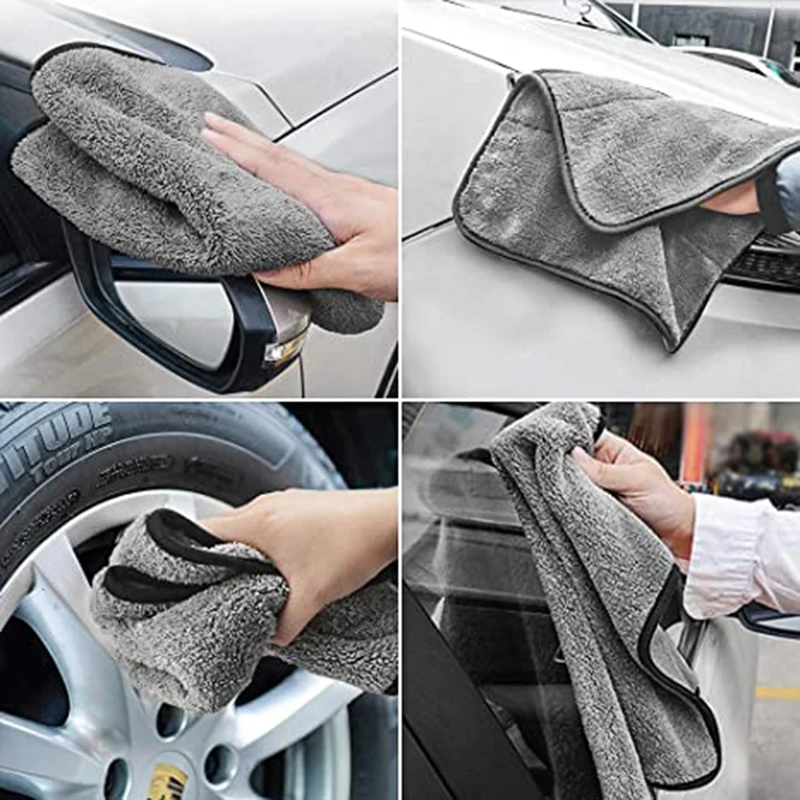 Mikrofaser Handtuch Auto Waschen Super Saugfähigen Auto Reinigung – Bild 3