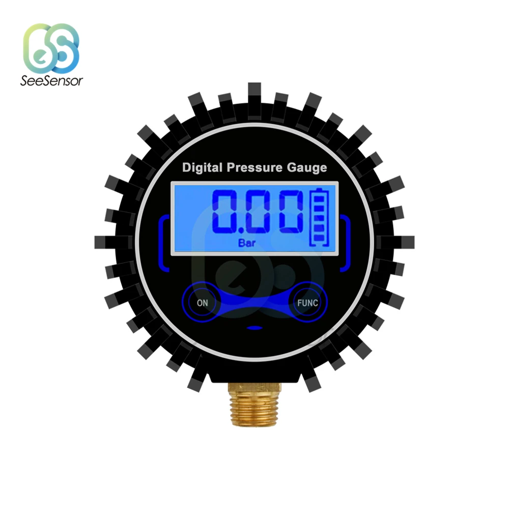 0-200PSI 1/4NPT Digital Reifen Manometer Air PSI Meter Auto Motorrad Reifen Druck Monitor Tester Werkzeug