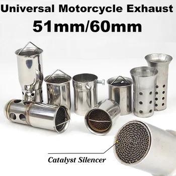 Auspuffrohr-Auspuffanlage DB Killer Catalyst Motorrad-Auspuffschalldämpfer Schalldämpfer Geräuschgeluid 51 mm