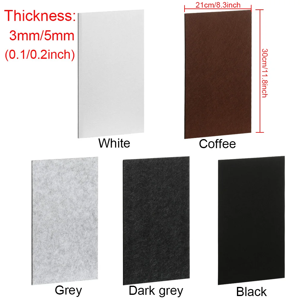 3/5mm 21*30cm Self Adhesive Möbel Bein Fühlte Pads Anti Slip Stuhl – Bild 6