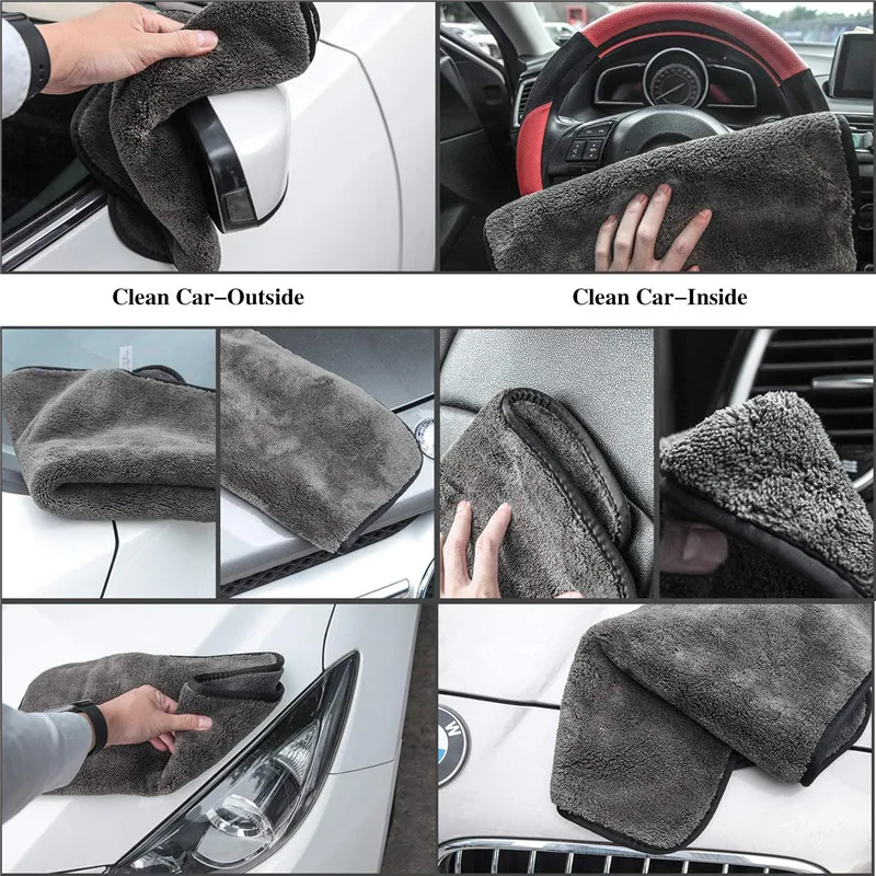 Mikrofaser-Auto-Reinigungstücher, ultradickes Auto-Trocknungstuch – Bild 6