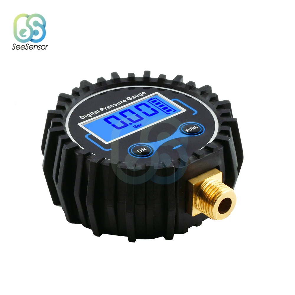 0-200PSI 1/4NPT Digital Reifen Manometer Air PSI Meter Auto Motorrad – Bild 2