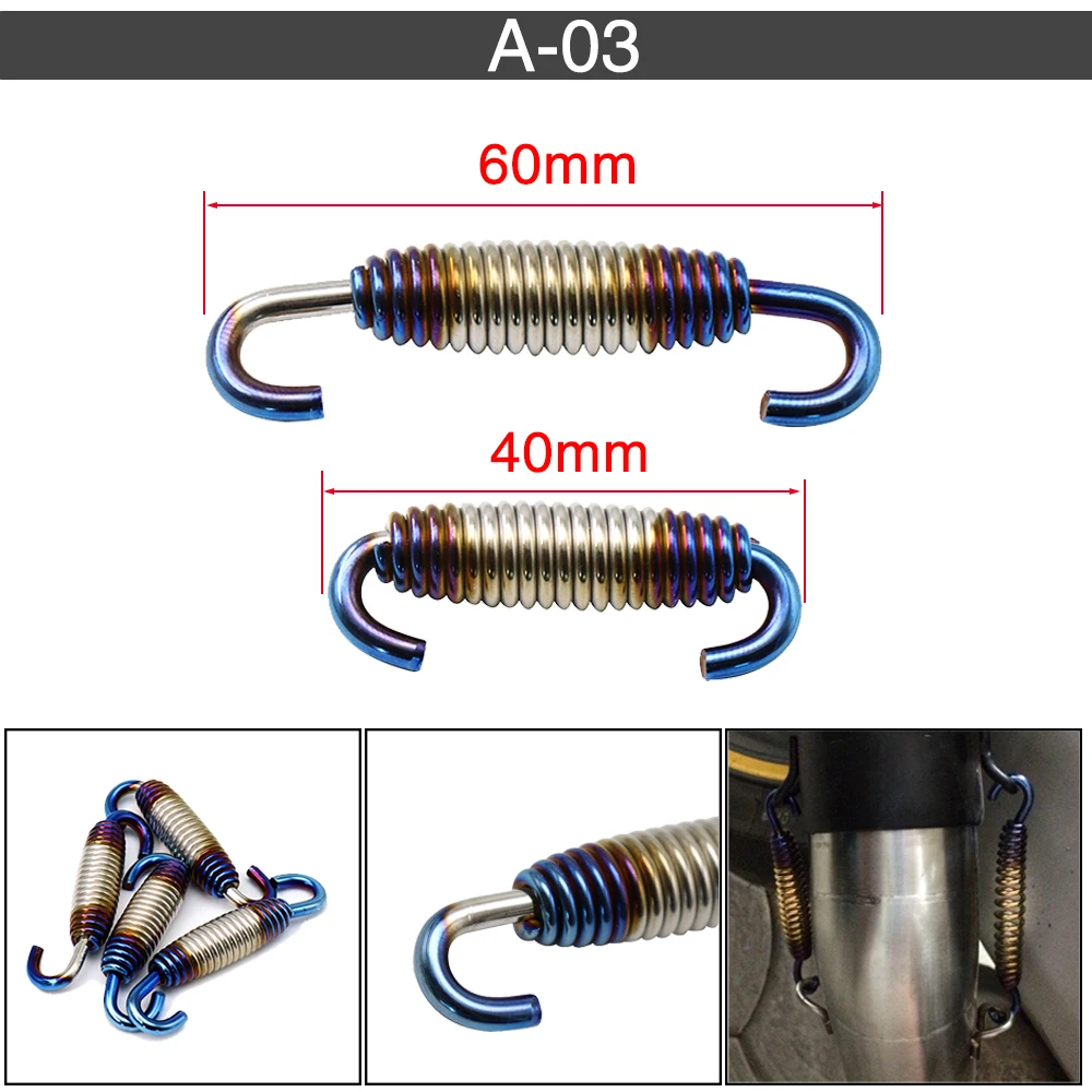 Alconstar 60 mm/70 mm/75 mm Motorrad-Auspuffrohr-Schalldämpfer – Bild 4