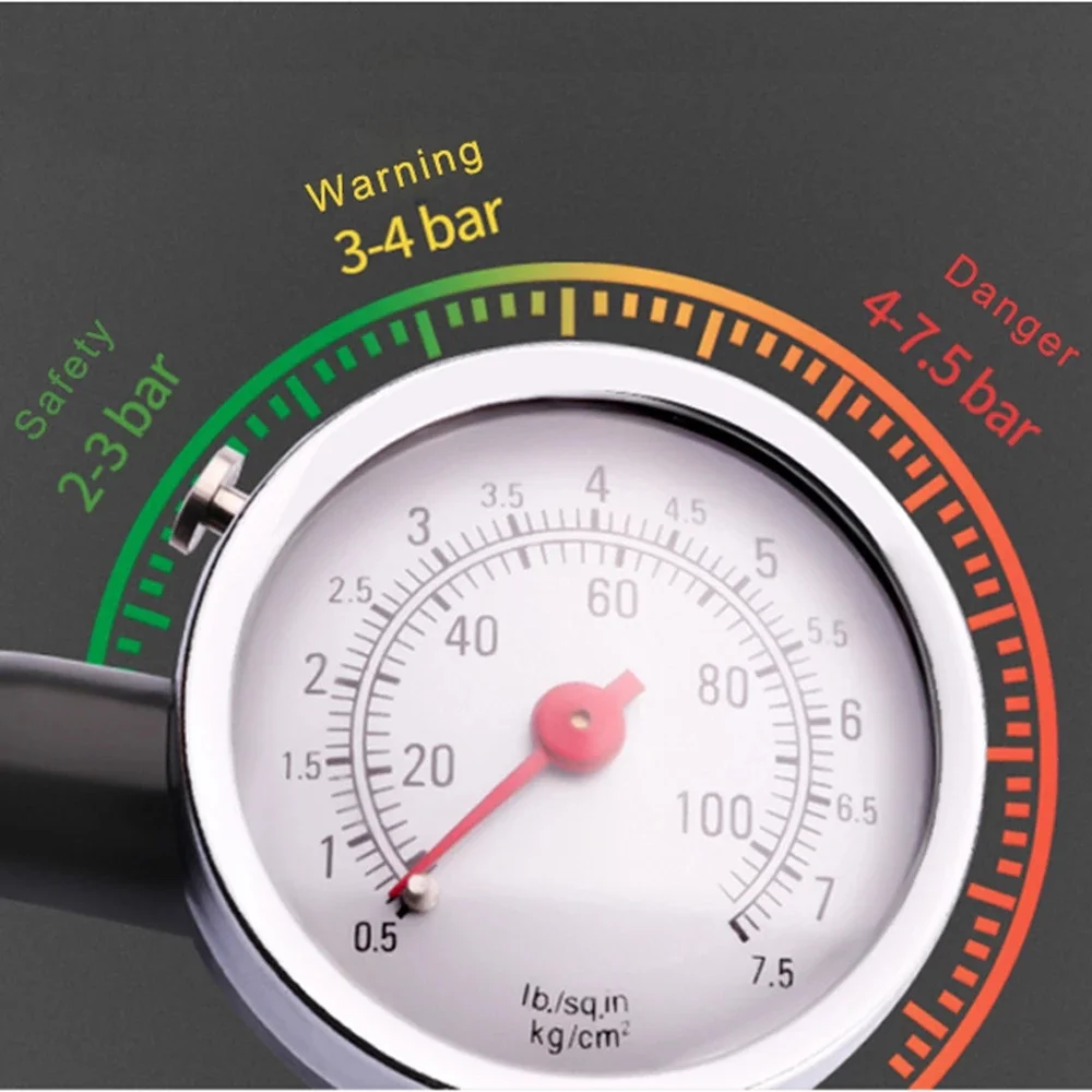 Auto Metall Lkw Racing Auto Reifen Luft Manometer Automobil Reifen – Bild 3