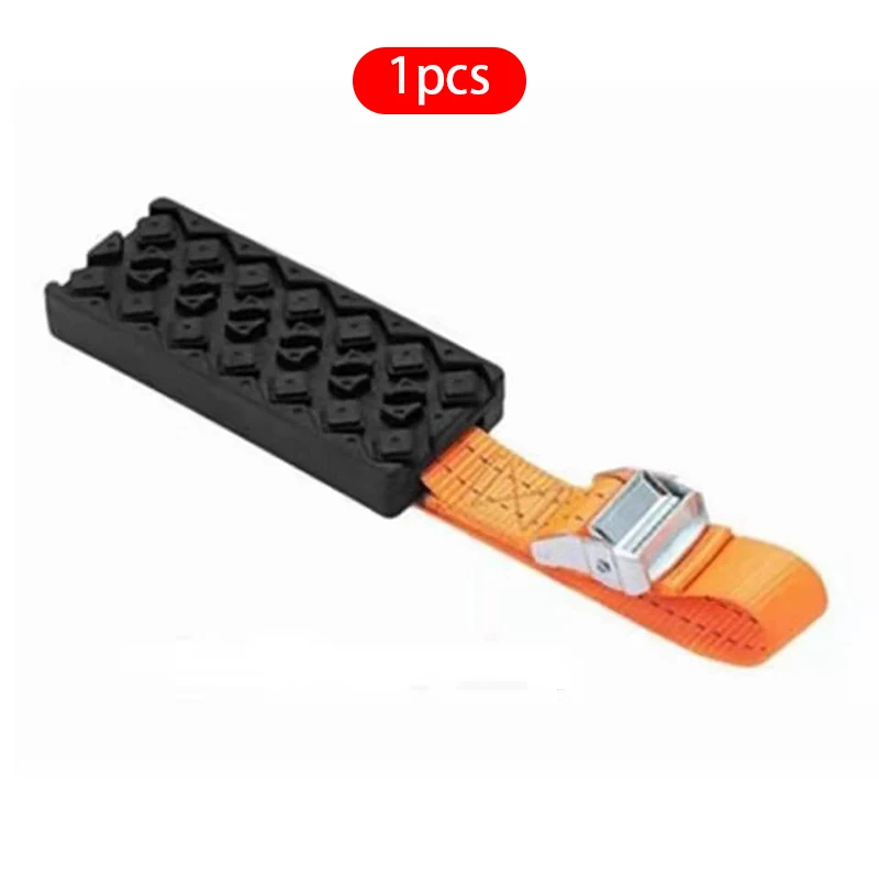Durable PU Anti-Skid Auto Reifen Traktion Blöcke Mit Tasche Notfall Schnee Schlamm Sand Reifen Kette Riemen