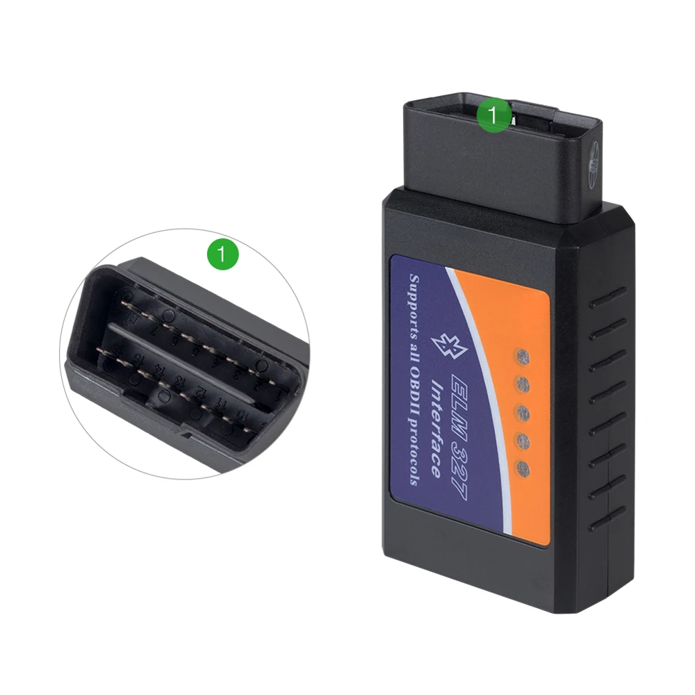 ELM327 Bluetooth V1.5 PIC18f25k80 Chip Diagnosegerät J1850 ELM 327 V – Bild 2