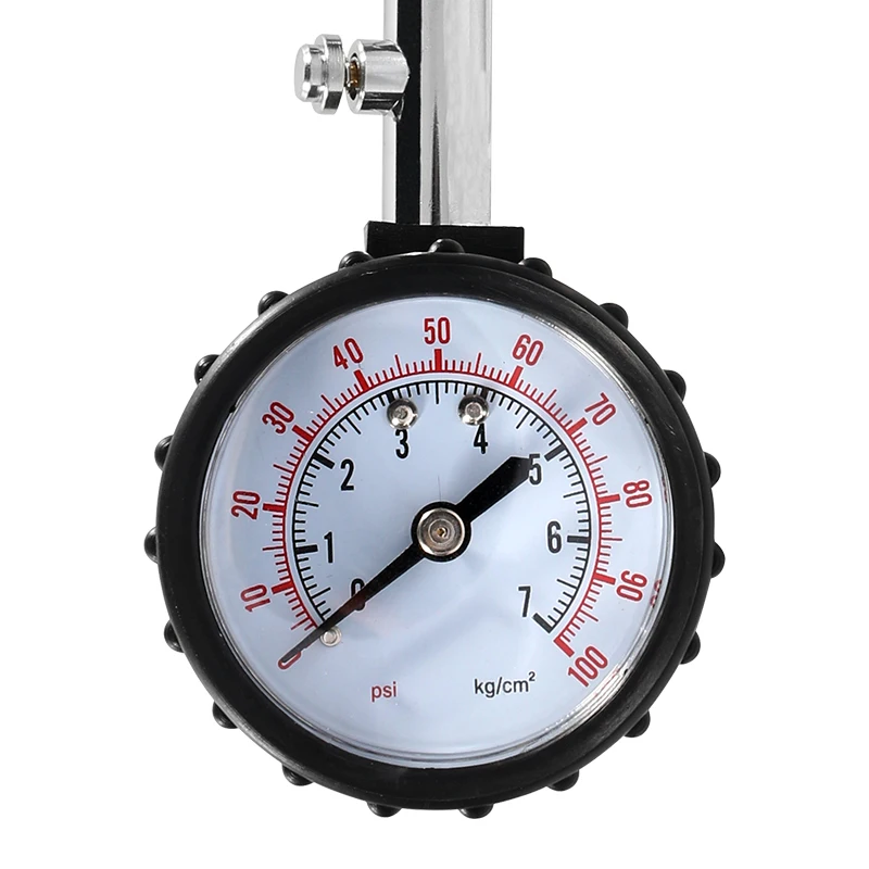 Reifendruck 0-100 PSI Langrohrmessgerät Hochpräziser Reifenlufttester – Bild 6