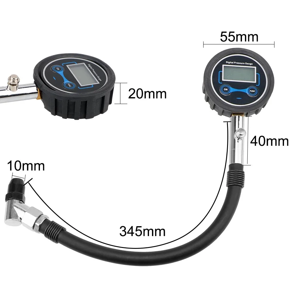 Auto Reifen Manometer LCD Digital Reifen Tester Hohe Präzision Monitor – Bild 5
