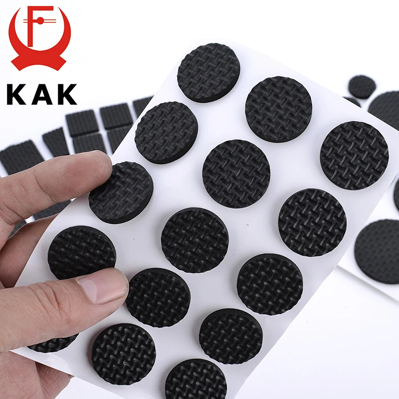 KAK 1-24PCS Selbstklebende Möbel Bein Füße Teppich Filz Pads Anti Slip – Bild 5