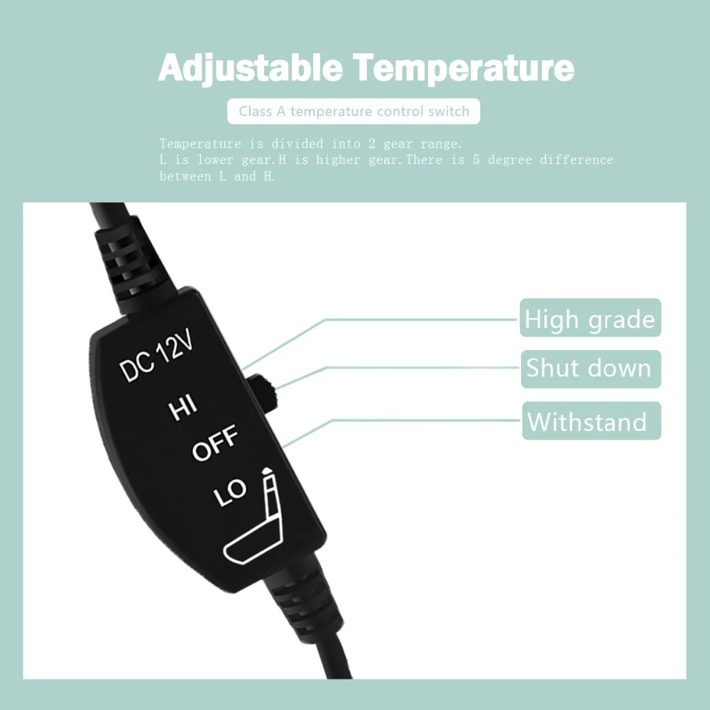12V Elektrische he Baby Auto Sitz Abdeckung Warme Sitz Heizung Baby – Bild 2