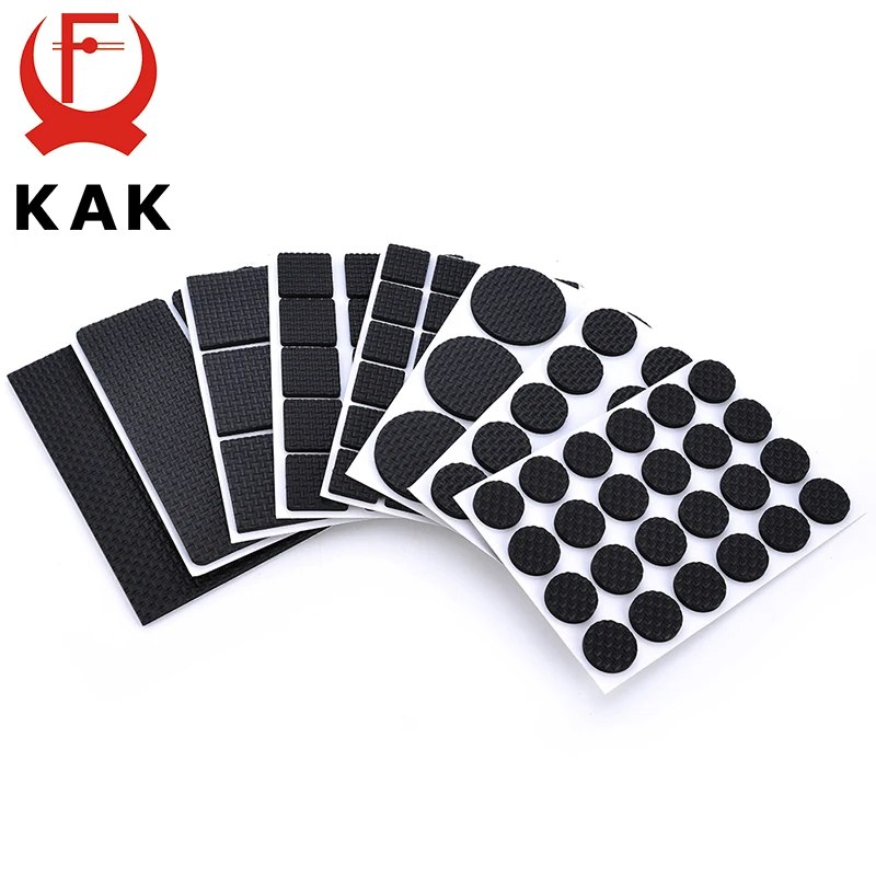 KAK 1-24PCS Selbstklebende Möbel Bein Füße Teppich Filz Pads Anti Slip – Bild 6