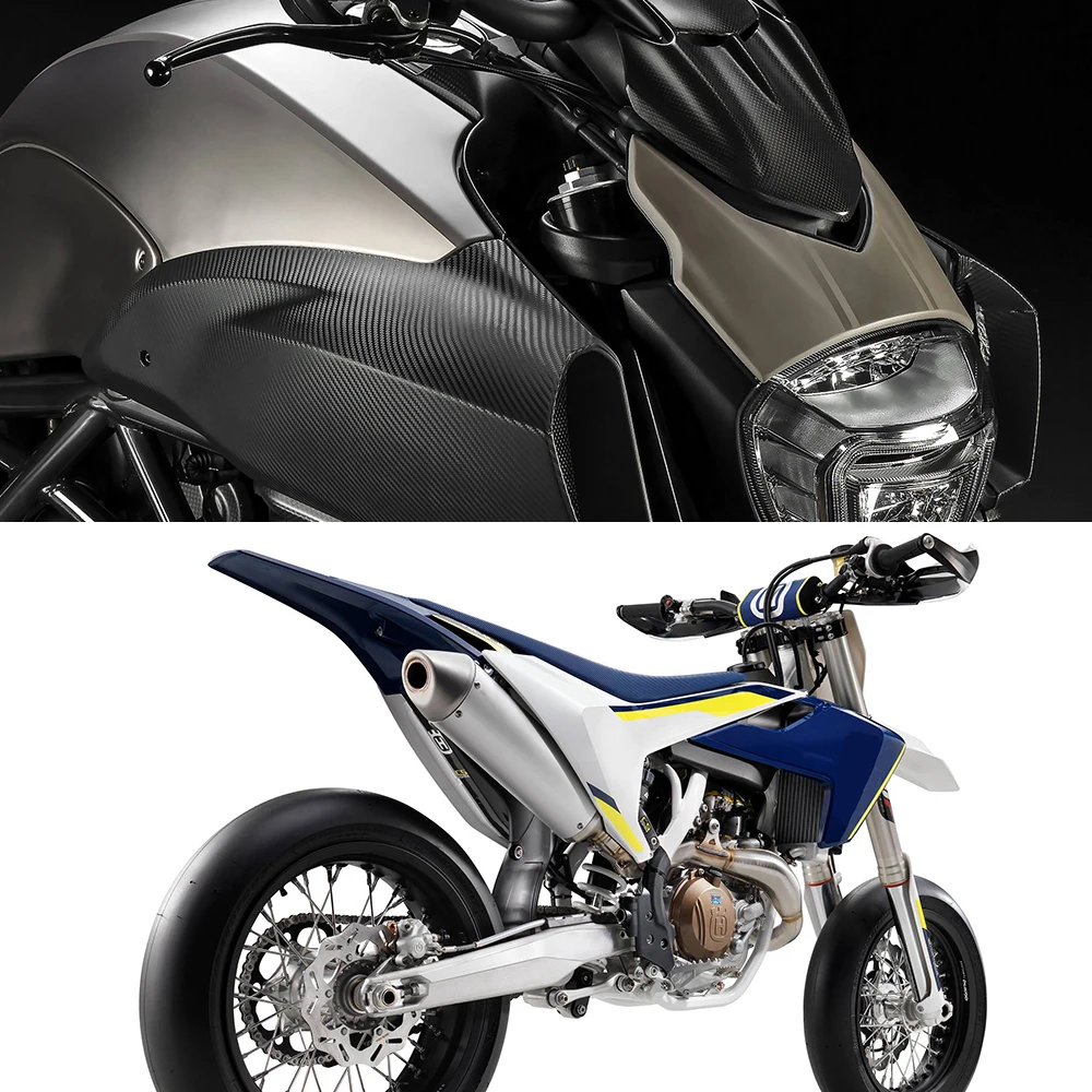 30x200 cm Motorrad 3D Carbon Faser Vinyl Auto Wrap Blatt Rolle Film – Bild 4