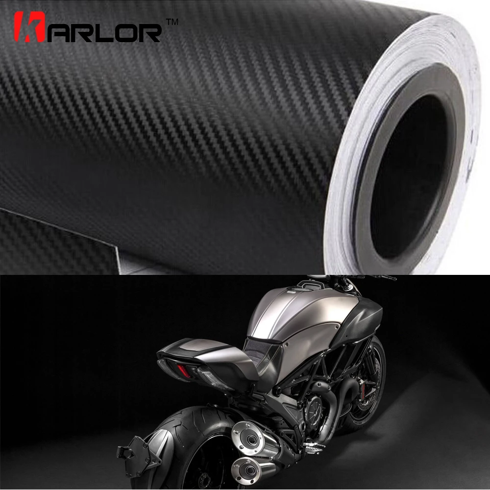 30x200 cm Motorrad 3D Carbon Faser Vinyl Auto Wrap Blatt Rolle Film Aufkleber Styling Auto Motorrad zubehör