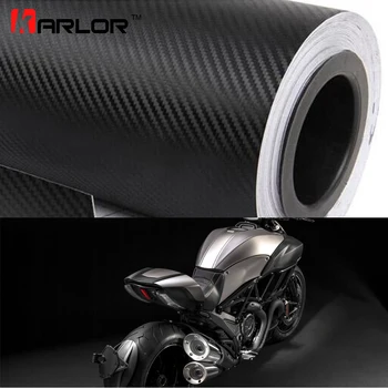 30x200 cm Motorrad 3D Carbon Faser Vinyl Auto Wrap Blatt Rolle Film Aufkleber Styling Auto Motorrad zubehör
