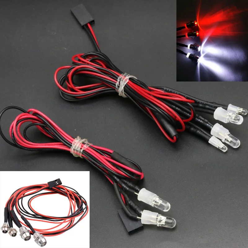 2/3/4/6/8 Lichter 70 cm Länge RC LED Nacht Scheinwerfer 3/5mm LED – Bild 3