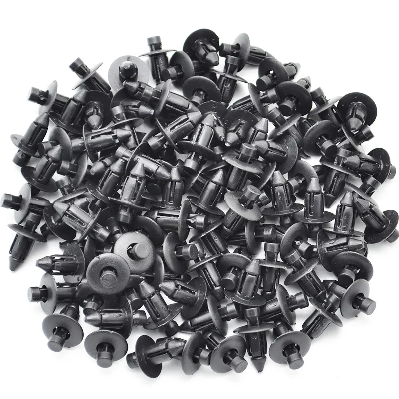 Auto Fastener 7mm Loch Tür Trim Panel Kunststoff Clips (100 Stück) – Bild 4