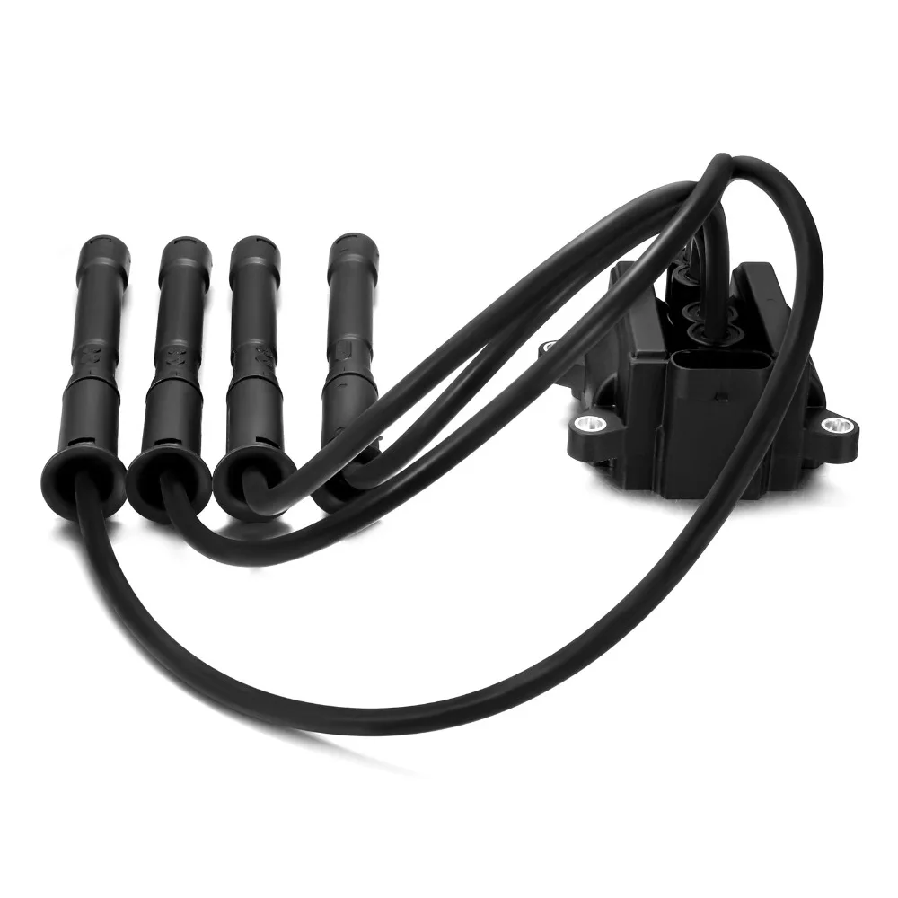 Zündspule Pack Zündkerze Blei Für Renault Clio Kangoo 1,2 16V 4pin – Bild 6