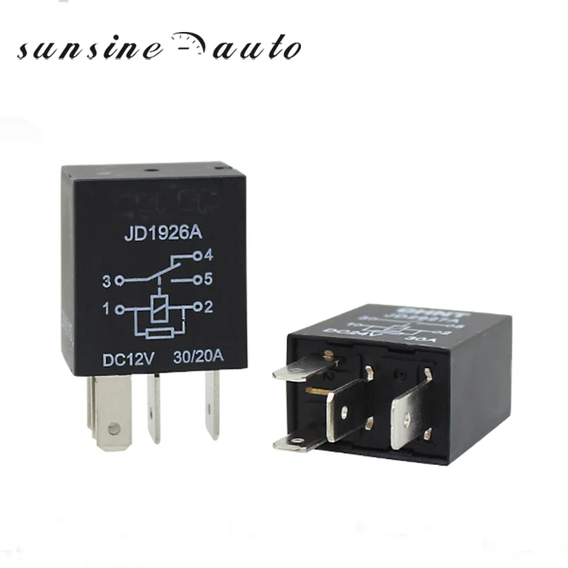 Automotive Relais Auto Relais 12 v 30a Spst 4pin 5pin 12 v 24 v 30A conversion wasserdichte scheinwerfer
