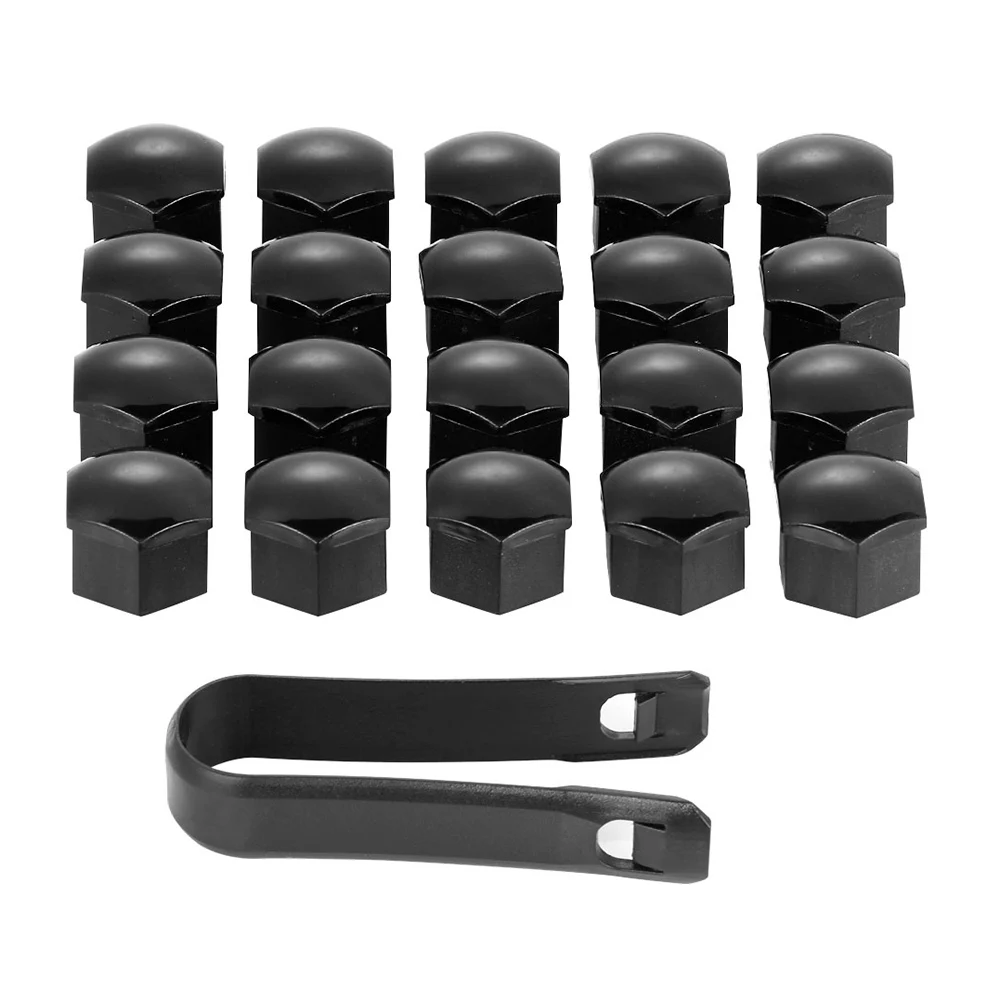 17mm Rad Lug Bolt Center Mutter Abdeckungen Kappen 321601173 A für Audi A4 Q5 Golf Skoda SEAT (20 Stück)