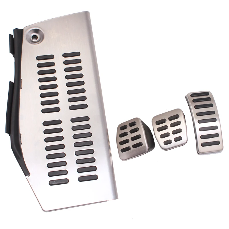 LHD Auto Pad Fußstütze Für Volkswagen Polo VW Golf 4, Bora Käfer RSi GTI R32 Für Audi A3 SITZ Edelstahl Pedal